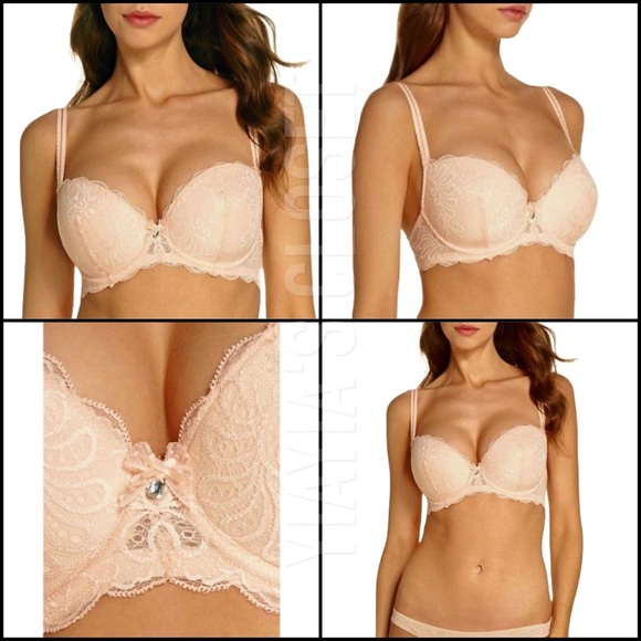 Le Mystere 34DDD/F Sophia 2435 Lace Underwire Bra - Peach Blossom - Picture 2 of 16